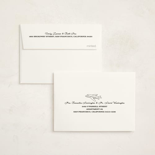 This is a aqua kids thank you cards with standard by Meagan Griffin called first class - birthday printing on strathmore in standard