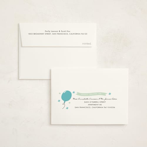 This is a frosting kids thank you cards with standard by Oma N. Ramkhelawan called shout out printing on strathmore in standard