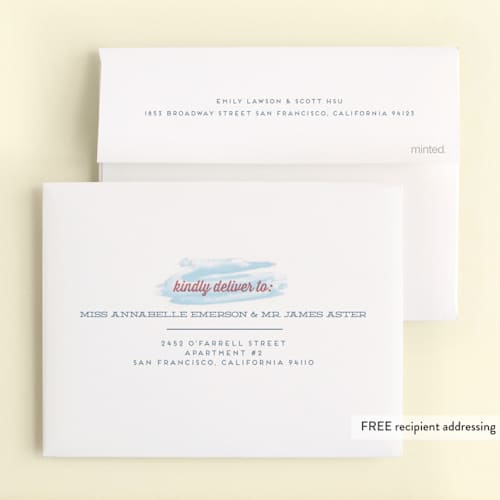 This is a seashore kids thank you cards with standard by silverscreen studio called shore-n-sandcastles printing on strathmore in standard