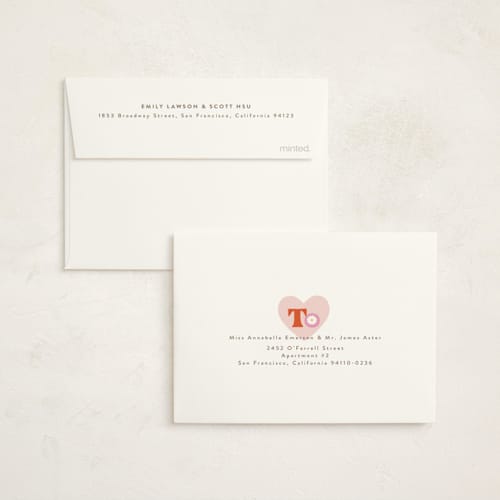 This is a petal kids thank you cards with standard by chocomocacino called lei printing on strathmore in standard