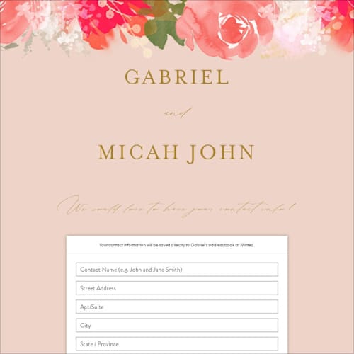 This is a delight digital wedding address collection cards by Phrosné Barwood called delightful printing on digital paper in standard