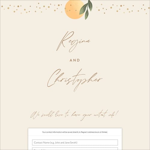 This is a ivory digital wedding address collection cards by Laura Bolter called essence printing on digital paper in standard