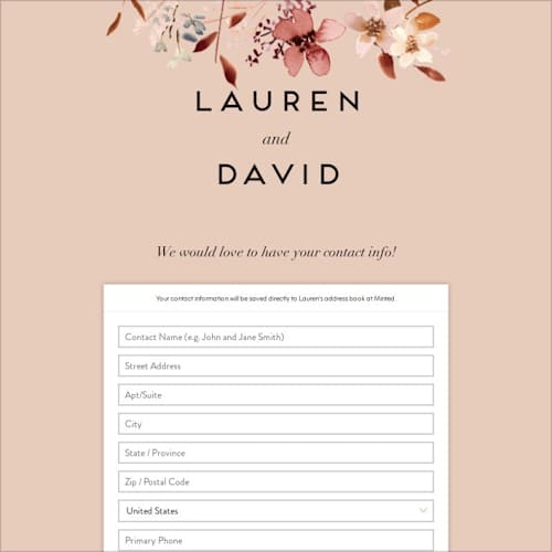 This is a midnight digital wedding address collection cards by Petra Kern called silky way printing on digital paper in standard