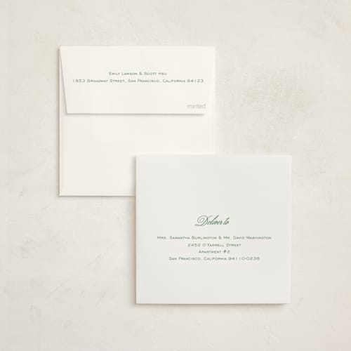 This is a garden debutante party invitations with standard by Pati Cascino called reticella printing on signature in standard