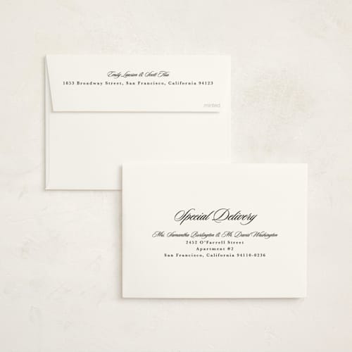 This is a tux debutante party invitations with standard by Tamara Hilje called chic chic printing on signature in standard