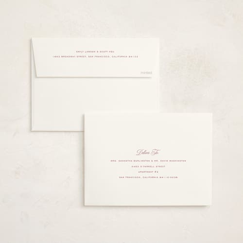 This is a rose debutante party invitations with standard by Blustery August called delicate printing on signature in standard