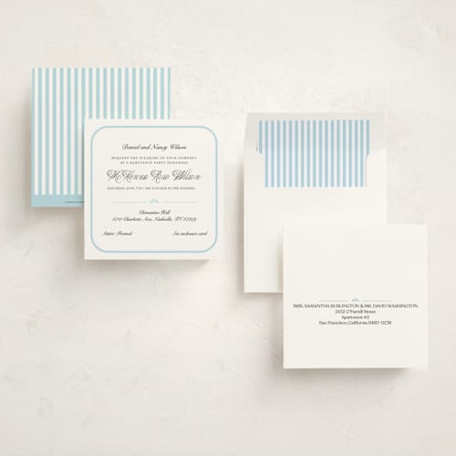 This is a brunerra debutante party invitations with standard by Casey Miller called the grand entrance printing on signature in standard