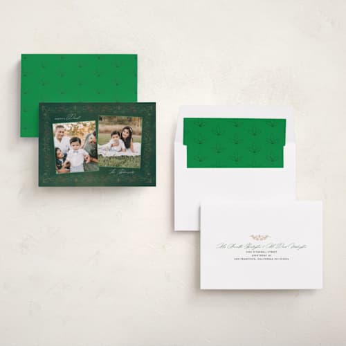 This is a bageecha diwali cards with standard by Sejal Banker called bandhej wishes printing on recycled smooth signature in standard