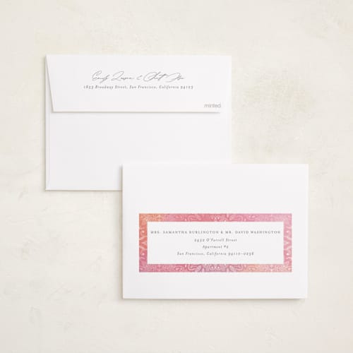 This is a sorbet diwali cards with standard by Ashley Rosenbaum called intricate mandala printing on recycled smooth signature in standard