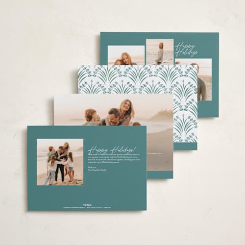 This is a peacock diwali cards with standard by Ghia Designs called beauty printing on recycled smooth signature in standard