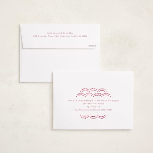 This is a carnation diwali cards with standard by Laura Hankins called painterly frame printing on recycled smooth signature in standard