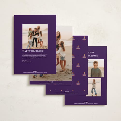 This is a twilight diwali cards with standard by Creo Study called diwali luxe printing on recycled smooth signature in standard