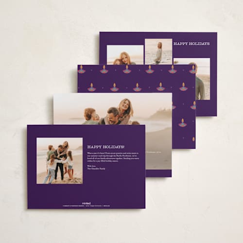 This is a twilight diwali cards with standard by Creo Study called diwali luxe printing on recycled smooth signature in standard