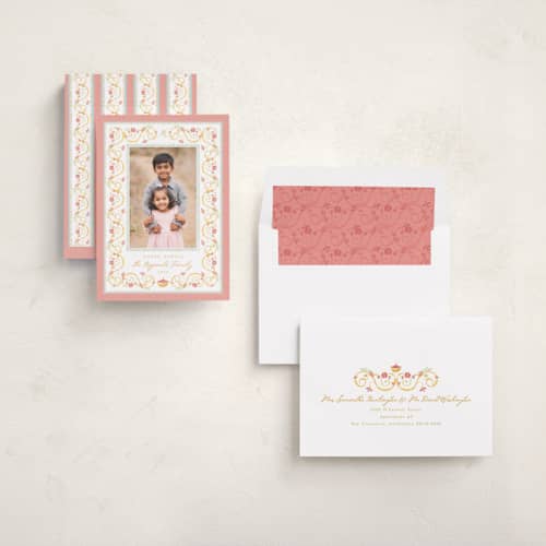This is a lotus diwali cards with standard by Kamala Nahas called diwali printing on recycled smooth signature in standard
