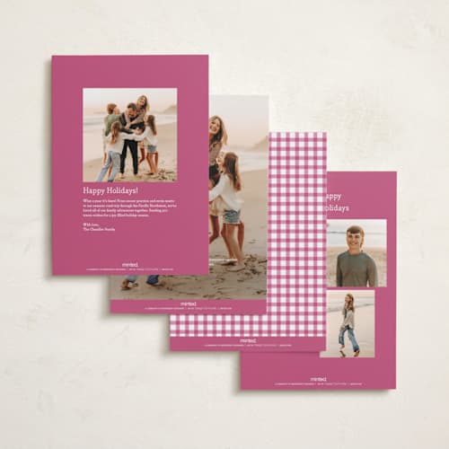 This is a pure white easter photo cards with standard by Megan Davis called somebunny loves you printing on recycled smooth signature in standard