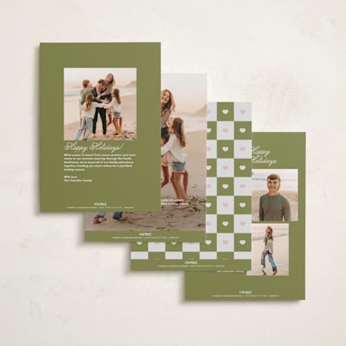 This is a cotton easter photo cards with standard by danielle jackson called counting our blessings printing on recycled smooth signature in standard