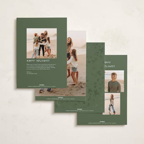 This is a garden easter photo cards with standard by Grae called garden eggs printing on recycled smooth signature in standard