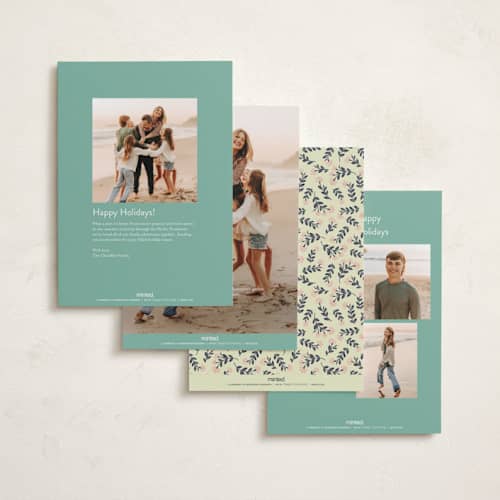 This is a easter grass easter photo cards with standard by Jamie Alexander called bunnies and blooms printing on signature in standard