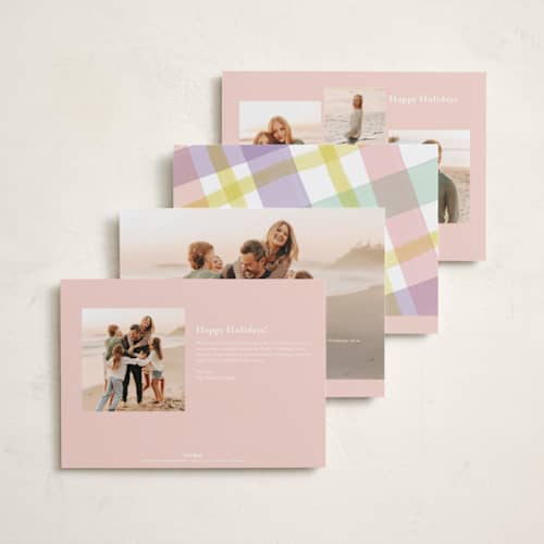 This is a candy easter photo cards with standard by Pixel and Hank called easter wishes printing on recycled smooth signature in standard