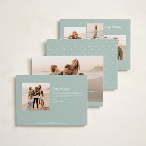 This is a lily easter photo cards with standard by Lea Delaveris called truly he is risen printing on recycled smooth signature in standard