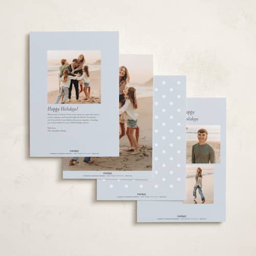 This is a hydrangea easter photo cards with standard by Alexandra Cohn called scalloped easter printing on recycled smooth signature in standard