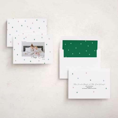 This is a grass easter photo cards with standard by FRANI called happy eggs printing on recycled smooth signature in standard