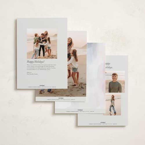 This is a snow easter photo cards with standard by Nicoletta Savod called pure simplicity printing on recycled smooth signature in standard