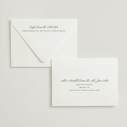This is a white envelopes by Minted called a7 euro (5.25" x 7.25") printing on signature in standard
