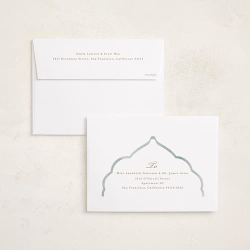 This is a grass eid cards with standard by Creo Study called mosque window printing on recycled smooth signature in standard
