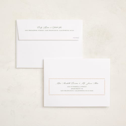 This is a coral eid cards with standard by Cindy Reynolds called divine light printing on recycled smooth signature in standard