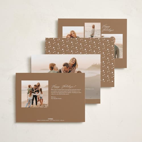 This is a goldfinch eid cards with standard by Ashley Rosenbaum called half moon printing on recycled smooth signature in standard