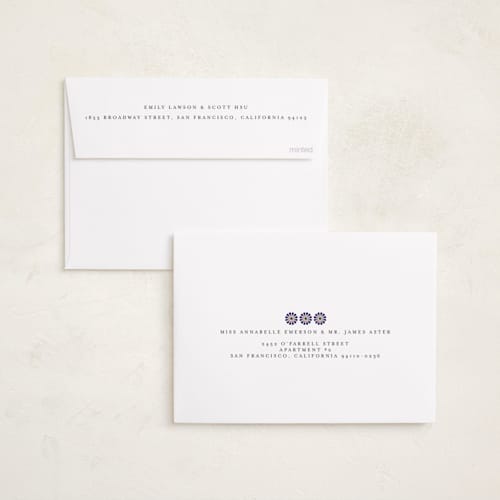 This is a dusk eid cards with standard by Inkblot Design called infinity printing on recycled smooth signature in standard