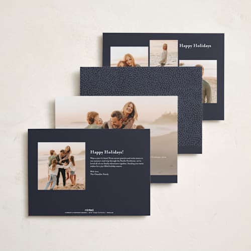 This is a night eid cards with standard by Pati Cascino called eid moon printing on recycled smooth signature in standard