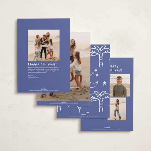 This is a sapphire eid cards with standard by Inkblot Design called ink and light printing on recycled smooth signature in standard