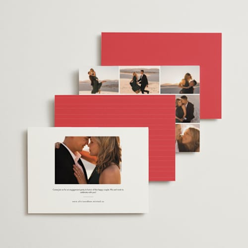 This is a ketchup engagement party invitations with standard by Lea Delaveris called i do bbq printing on signature in standard