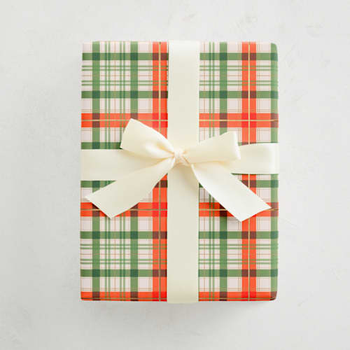 This is a classic wrapping paper by Erin L. Wilson called pub plaid in standard