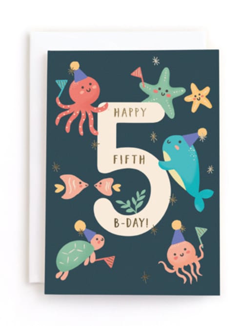 This is a sea tbd by Christy Hy Lee called under the sea in greeting cards