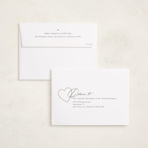 This is a pearl holiday party invitations with foil pressed by Stephanie Hawkes called vintage photo anniversary printing on signature in standard