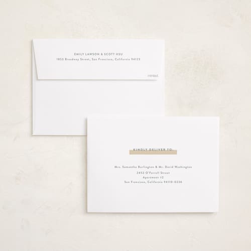 This is a sky graduation announcements with standard by JoAnn Jinks called minimal printing on recycled smooth signature in grand