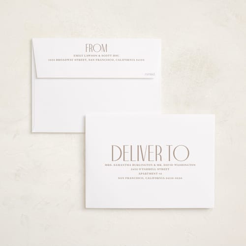 This is a snow graduation announcements with standard by Owl and Toad called pillar printing on recycled smooth signature in grand