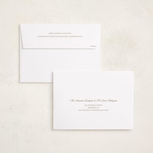 This is a sand graduation announcements with standard by Megan Cash called fluid printing on recycled smooth signature in grand