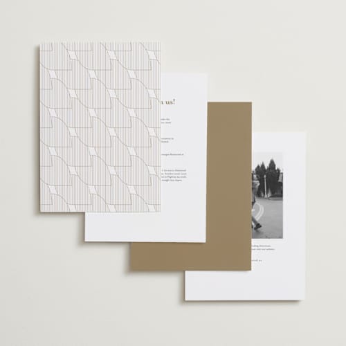 This is a marshmallow wedding invitations with foil pressed by Kaydi Bishop called the wedding printing on signature in grand
