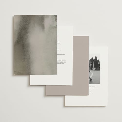 This is a antique wedding invitations with foil pressed by Nicole Walsh called tux printing on signature in grand