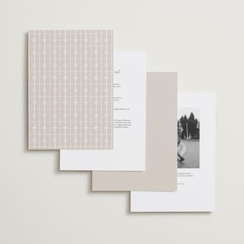 This is a cloud wedding invitations with standard by Pixel and Hank called merge printing on recycled smooth signature in grand