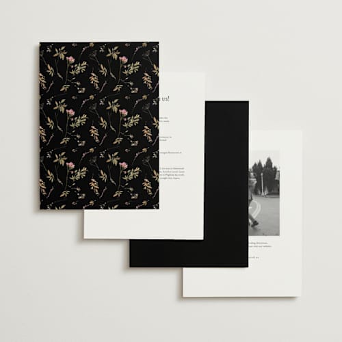 This is a ink wedding invitations with standard by Jennifer Postorino called storybook printing on signature in grand