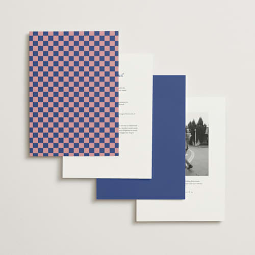 This is a bluebird wedding invitations with standard by Angela Quan called grid printing on signature in grand