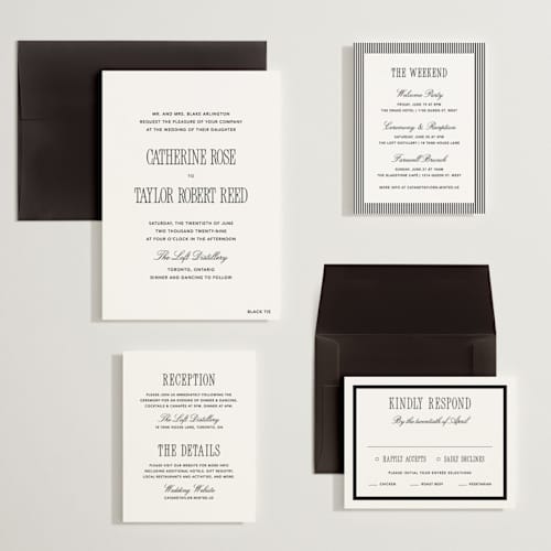 This is a silk wedding invitations with standard by Kelly Schmidt called formal minimalist printing on signature in grand
