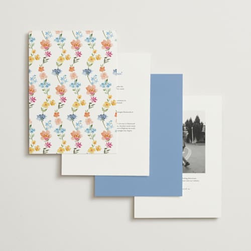 This is a meadow wedding invitations with standard by Petra Kern called everlasting romance printing on signature in grand
