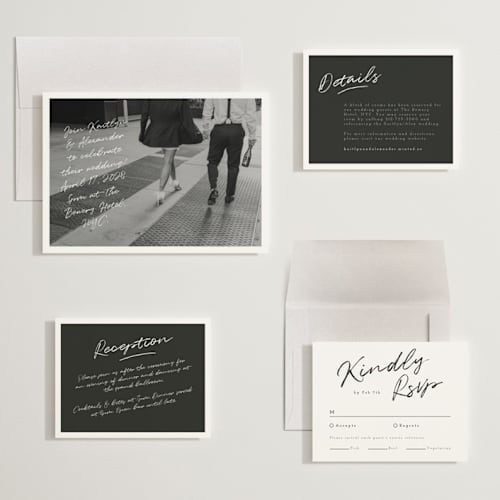 This is a cloud wedding invitations with standard by Adelyn T. called photograph scribble printing on recycled smooth signature in grand