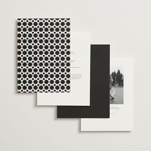 This is a noir wedding invitations with standard by Alethea and Ruth called bold stack printing on signature in grand